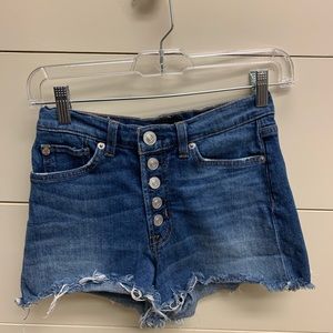Hudson high waisted denim shorts